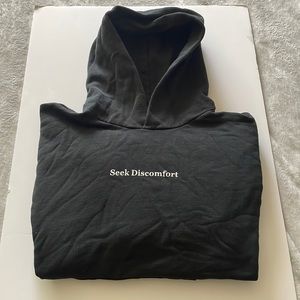 Seek Discomfort Black Hoodie